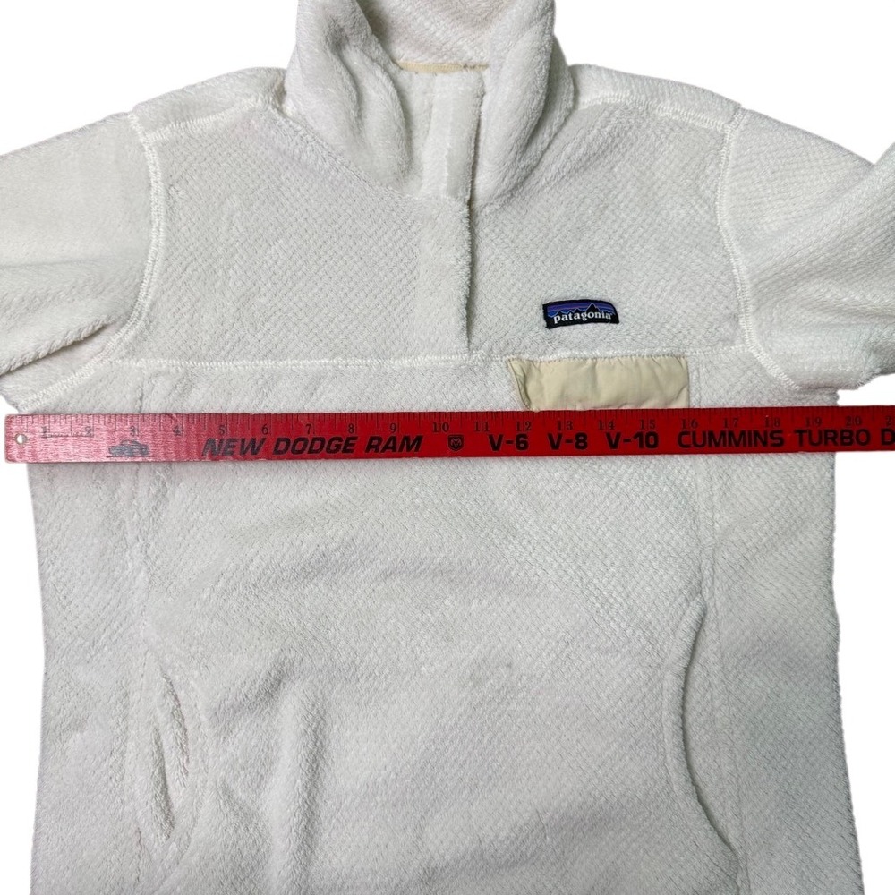Patagonia‎ Women's Re-Tool Half-Snap Pullover White Size Medium Sweater Jacket - Picture 5 of 8